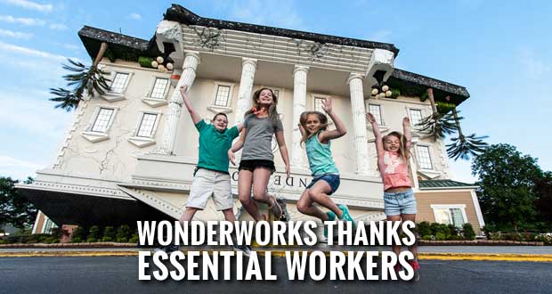 WonderWorks Pigeon Forge Offers Free Admission for Essential Workers