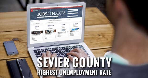 County Unemployment Rates Decrease as State Reopens, Remains Highest in Sevier