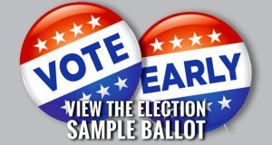 Sevier County Early Voting Opening, View Sample Ballot